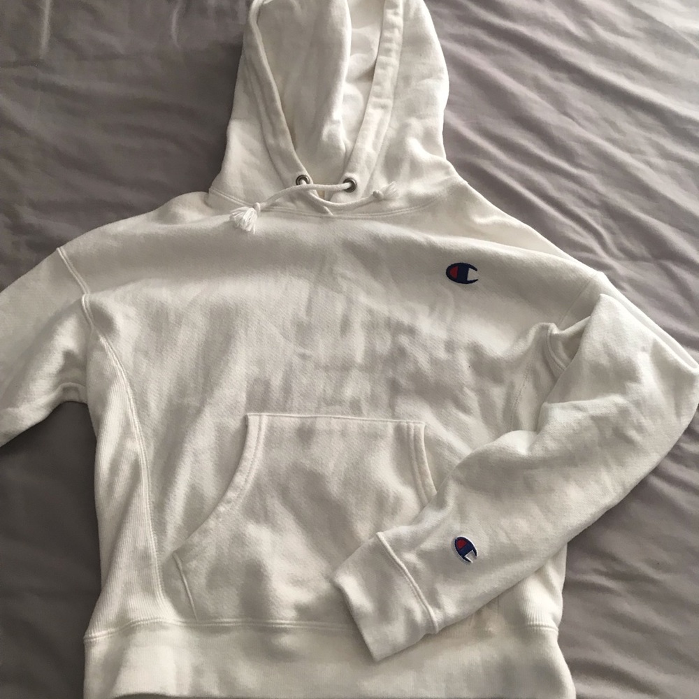 white champion hoodie